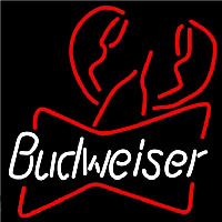 Budweiser Lobster Beer Sign Enseigne Néon