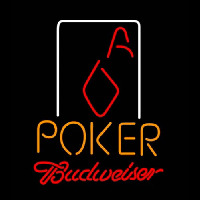 Budweiser Poker Squver Ace Enseigne Néon
