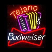 Budweiser Tejano Handcrafted Beer bar Enseigne Néon