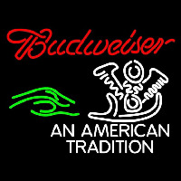 Budweiser Tradition Beer Sign Enseigne Néon