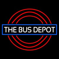 Bus Depot Enseigne Néon