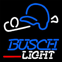Busch Light Baseball Beer Sign Enseigne Néon