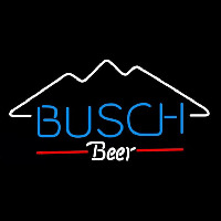 Busch Mountain Beer Sign Enseigne Néon