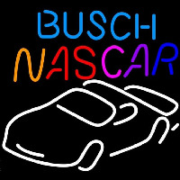 Busch Nascar Beer Sign Enseigne Néon