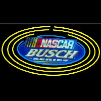 Busch Nascar Oval Beer Sign Enseigne Néon