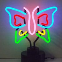 Butterfly Desktop Enseigne Néon