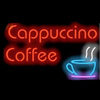 CAPPUCCINO COFFEE Enseigne Néon