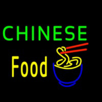 CHINESE FOOD Enseigne Néon