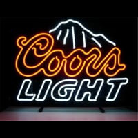 COORS LIGHT Enseigne Néon