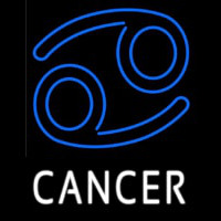 Cancer Logo Enseigne Néon