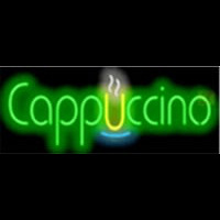 Cappuccino Cafe Enseigne Néon