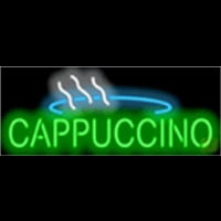 Cappuccino Cafe Food Enseigne Néon