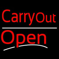 Carry Out Open Enseigne Néon