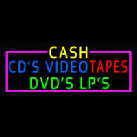 Cash Cds Videos Dvds Lps Tapes Enseigne Néon