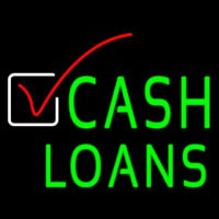 Cash Loans With Logo Enseigne Néon