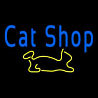 Cat Shop Enseigne Néon