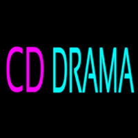 Cd Drama Enseigne Néon