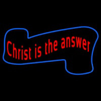Christ Is The Answer Enseigne Néon