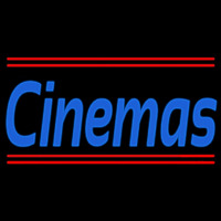Cinemas With Line Enseigne Néon