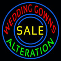 Circle Wedding Gowns Alteration Enseigne Néon
