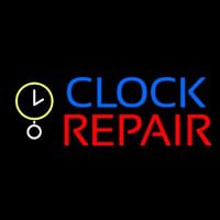 Clock Repair Block Enseigne Néon