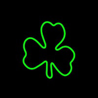 Clover Leaf Enseigne Néon