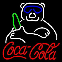 Coca Cola Panda Enseigne Néon