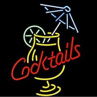 Cocktail And Martini Umbrella Cup Bière Bar Enseigne Néon Cadeau Livraison rapide