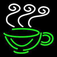 Coffee Cup Logo Enseigne Néon