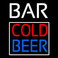 Cold Beer Bar Enseigne Néon