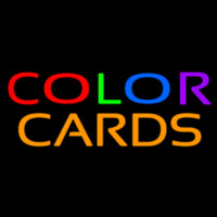 Color Cards Enseigne Néon
