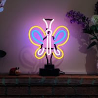 Colorful Butterfly Desktop Enseigne Néon