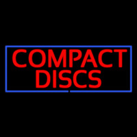 Compact Discs Enseigne Néon