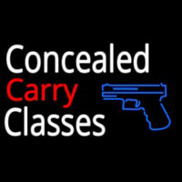 Concealed Carry Classes Enseigne Néon