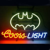 Coors Batman Bière Bar Entrée Enseigne Néon