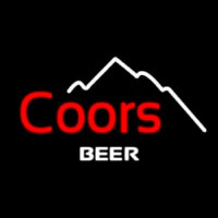 Coors Beer Mountain Enseigne Néon