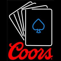 Coors Cards Enseigne Néon