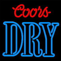 Coors Dry Beer Sign Enseigne Néon