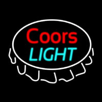 Coors Light Bottle Cap Beer  Enseigne Néon