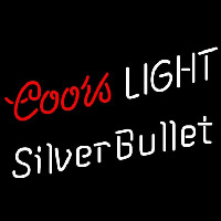 Coors Light Double Line Silver Bullet Beer Sign Enseigne Néon