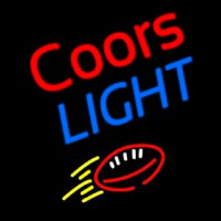 Coors Light Football Beer Enseigne Néon