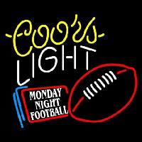 Coors Light Monday Night Football Enseigne Néon