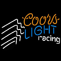 Coors Light Racing Beer Sign Enseigne Néon