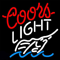 Coors Light Swordfish Beer Sign Enseigne Néon
