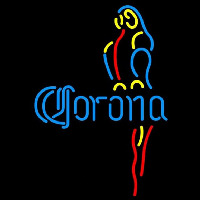 Corona Blue Parrot Beer Sign Enseigne Néon