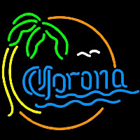 Corona Classic Palm Tree Beer Sign Enseigne Néon