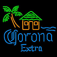 Corona E tra Tiki Hut Beer Sign Enseigne Néon