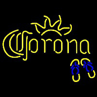 Corona Flip Flops Beer Sign Enseigne Néon