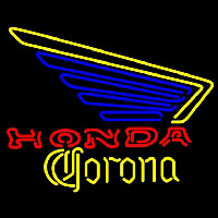 Corona Honda Motorcycles Left Wing Beer Sign Enseigne Néon