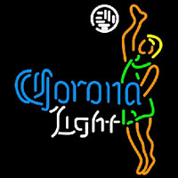 Corona Light Ball Volleyball boy Beer Sign Enseigne Néon